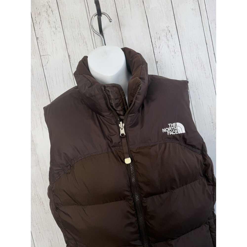 The North Face Nuptse 700 Vest Women’s Medium Puffer Goose Down Brown